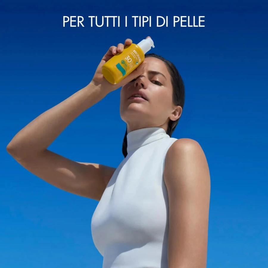 Biotherm cremă de protecție solară SPF 30, lapte de protecție solară Waterlovers, protecție solară ridicată, 200 ml
