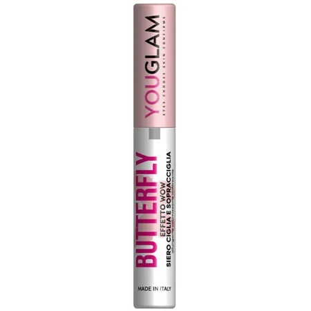Youglam Butterfly - Sérum para pestañas y cejas, 8 ml
