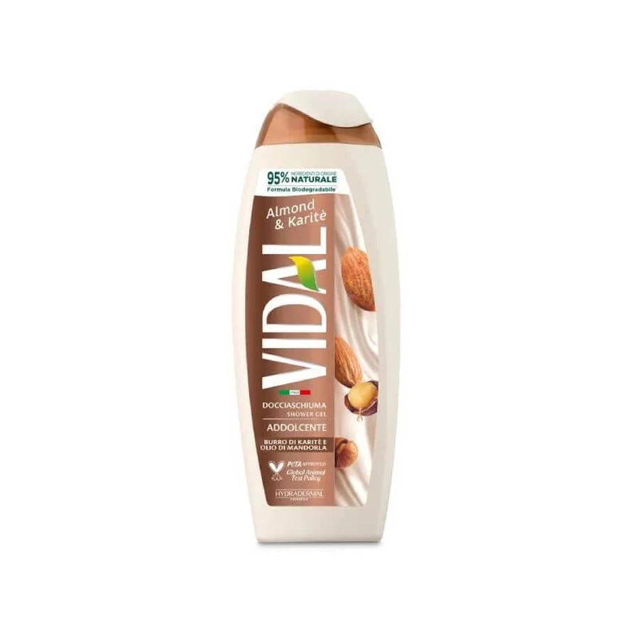 Vidal Almendra y manteca de karité - Gel de ducha suavizante 250 ml