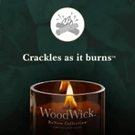 Woodwick Tomato leaf &amp; basil - candela profumata grande 368 g