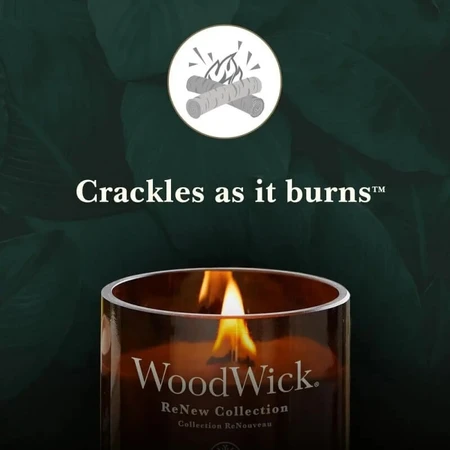 Woodwick Tomato leaf &amp; basil - candela profumata grande 368 g