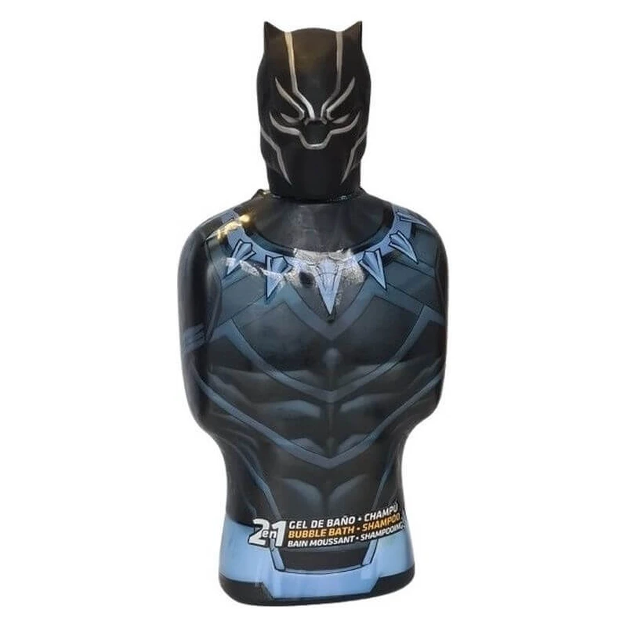 Marvel Black Panther 3D-buste - 3-in-1 shampoo en douchegel voor kinderen met een gevoelige huid, 350 ml
