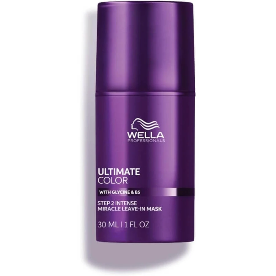 Wella Ultimate Color Step 2 Intense Miracle Leave-In-Maske – Revitalisierende und schützende Pflege für coloriertes Haar, 30 ml