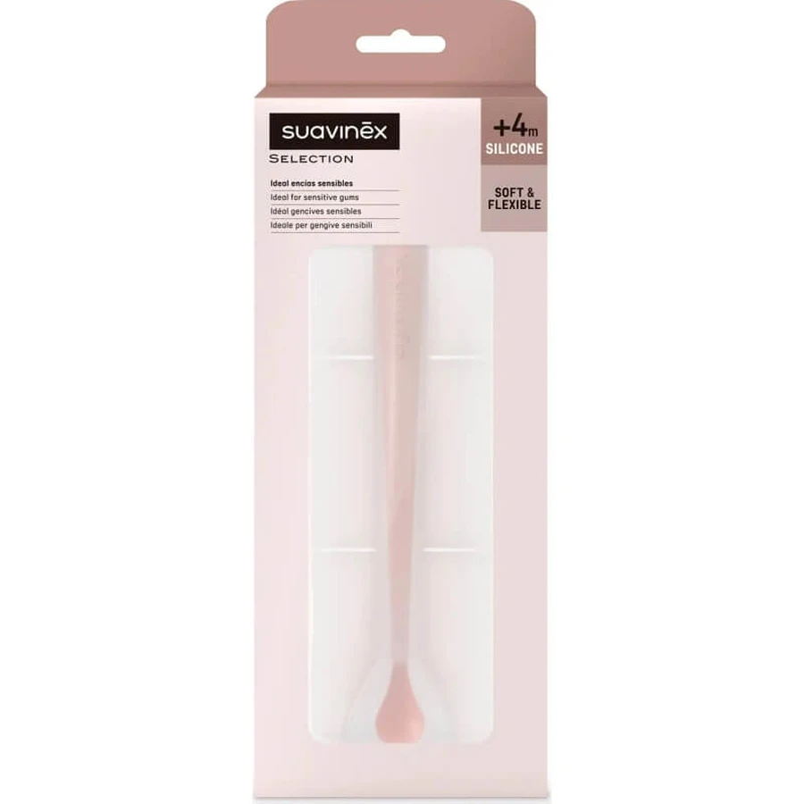 Suavinex Selection Color Essence 4m+ - Siliconenlepel - Nude