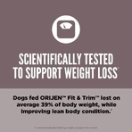 Orijen Dog Fit &amp; Trim - Aliment complet pour chiens adultes de toutes tailles, destiné à maintenir un poids santé, 2 kg