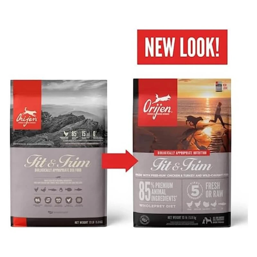 Orijen Dog Fit &amp; Trim - Aliment complet pour chiens adultes de toutes tailles, destiné à maintenir un poids santé, 2 kg