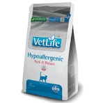 Farmina Vetlife Hypoallergenic Pork & Potato - Alimento completo para gatos con intolerancias alimentarias y problemas cutáneos, 1,5 kg