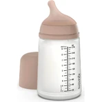 Suavinex Zero Zero Medium 3 mois et plus - Biberon anti-coliques à débit moyen, 270 ml