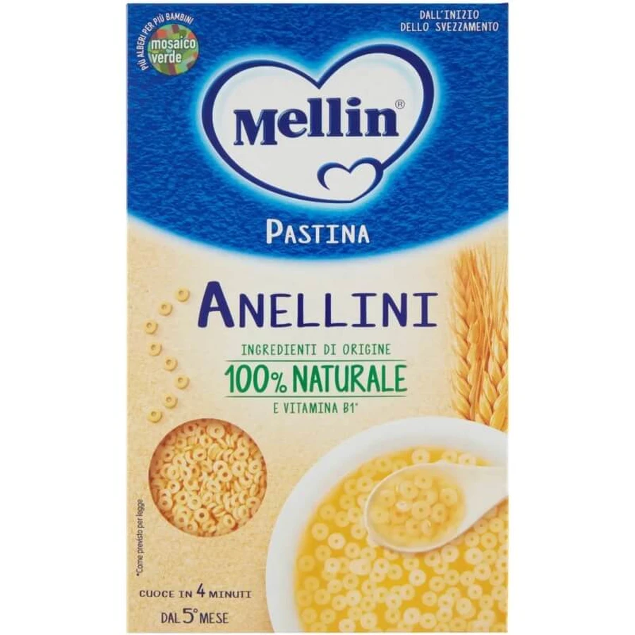 Mellin Paste pentru copii, inele, 320 g