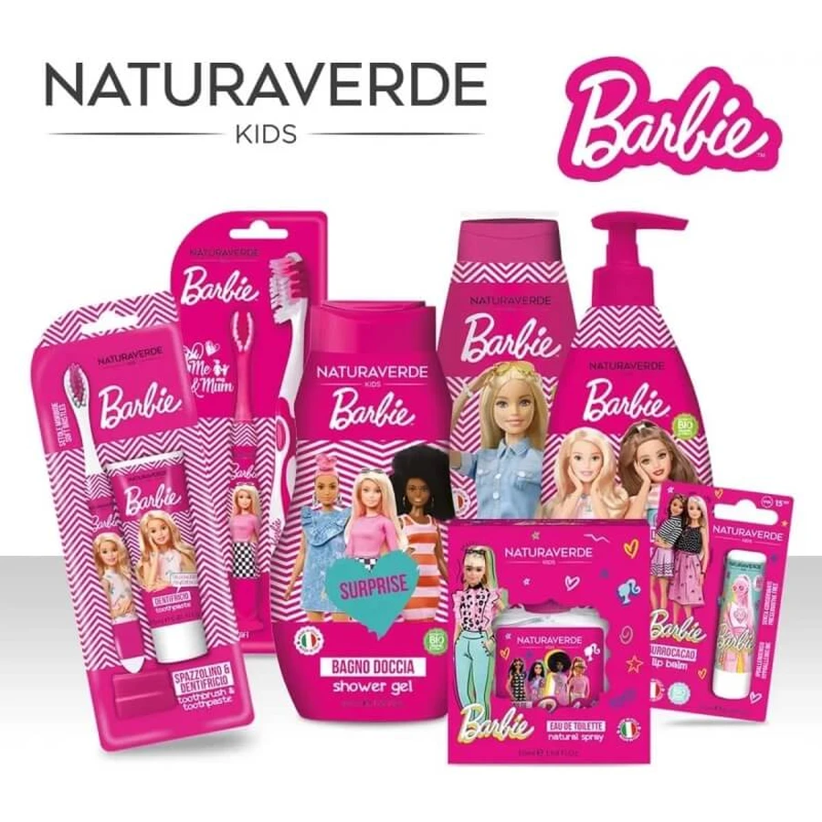 Barbie Dental Care Set - Toothbrush + Toothpaste