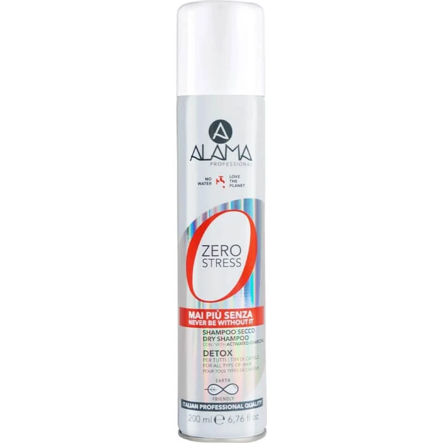 Alama Zero Stress - Shampoing sec purifiant et détoxifiant, 200 ml
