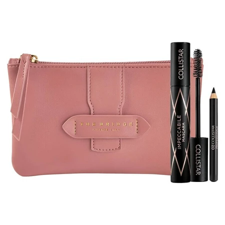 Collistar Gift Set: Flawless Mascara + Mini Professional Eye Pencil + Elegant Clutch