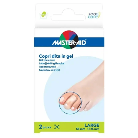 Master Aid Footcare – 2 protecții pentru degete din gel – mărimea L