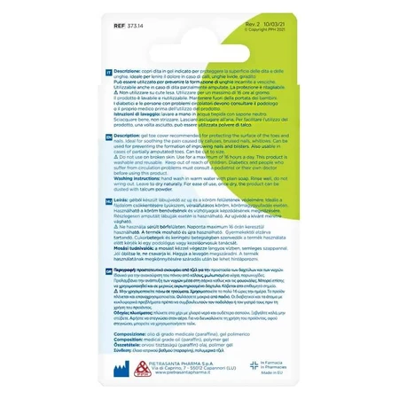 Master Aid Footcare – 2 protecții pentru degete din gel – mărimea L