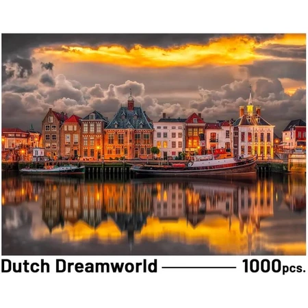 Clementoni Dutch Dreamworld-puzzel van 1.000 stukjes voor volwassenen
