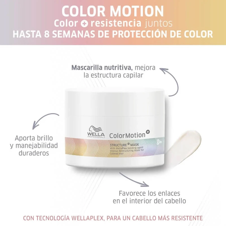 Wella Colormotion+ structure+ - Haarmasker voor beschadigd haar, 150 ml