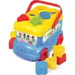 Clementoni Mickey Mouse-bus om blokjes op vorm te sorteren - 9 gekleurde blokjes