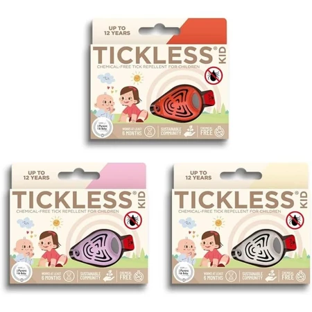 Tickless Baby - Ultrasoon afweermiddel voor baby’s tegen teken en vlooien - Oranje