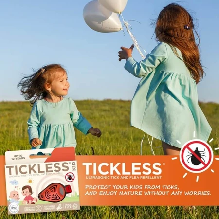 Tickless Baby - Ultrasoon afweermiddel voor baby’s tegen teken en vlooien - Oranje