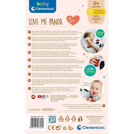 Clementoni Love Me Panda - Peluche