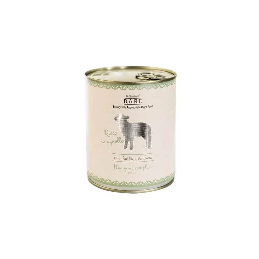 Dr. Clauder's B.A.R.F. Mielona jagnięcina – kompletna karma dla psów, 800 g: ceny i cechy