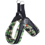 Tres puentes de malla «Easy Fit Click» - Arnés verde camuflaje, talla 4