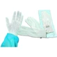 Handschoenen van katoen met schotse twill-structuur, maat 6,5