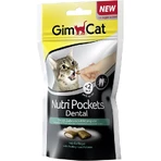 Gimborn Gimcat Nutri Pockets Dental - Aanvullend voer voor katten voor een gezond gebit, 60 g
