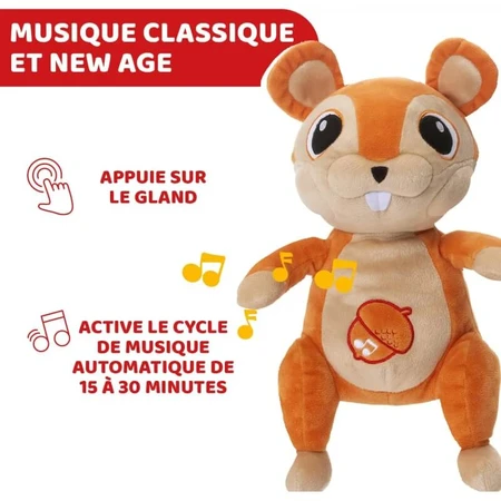 Chicco Squirrel Light & Music - Plush Toy