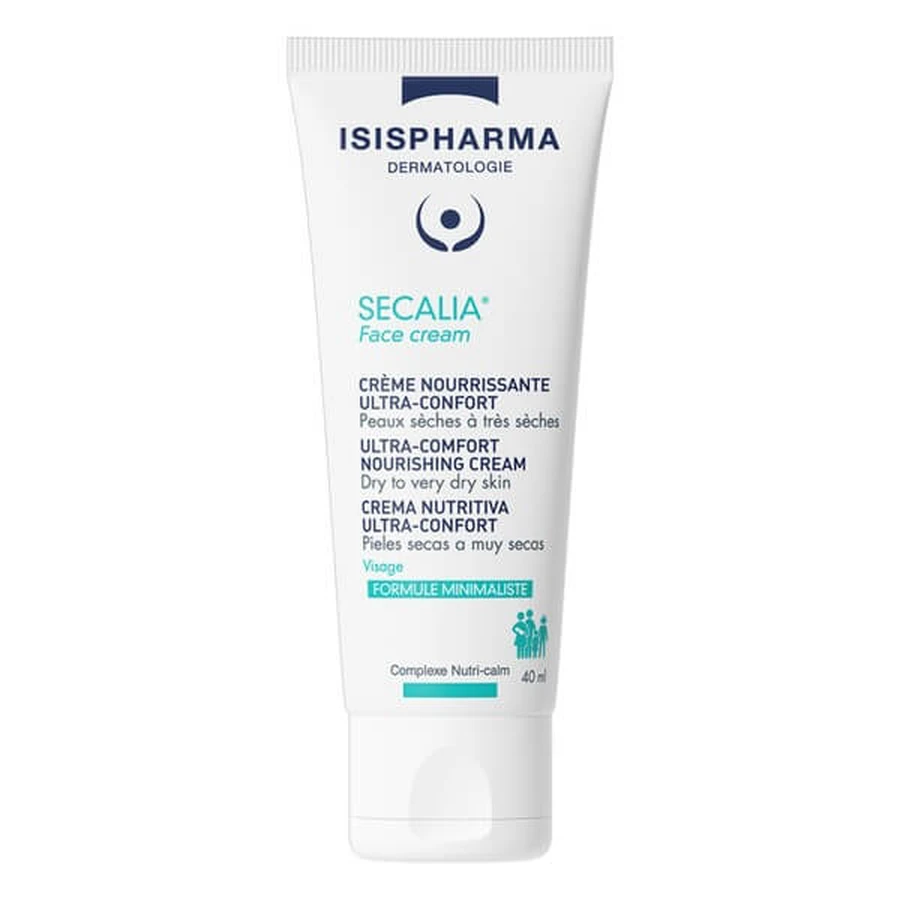 Isis Pharma Secalia gezichtscrème, voedende en hydraterende gezichtscrème, 40 ml
