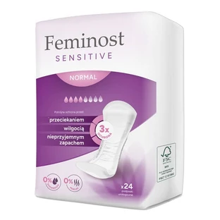 Feminost Sensitive, Urologische Binden, Normal, 24 Stück.