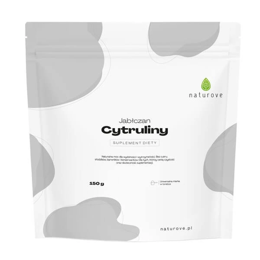 Naturove Citrulină malat 100%, pulbere, 150 g