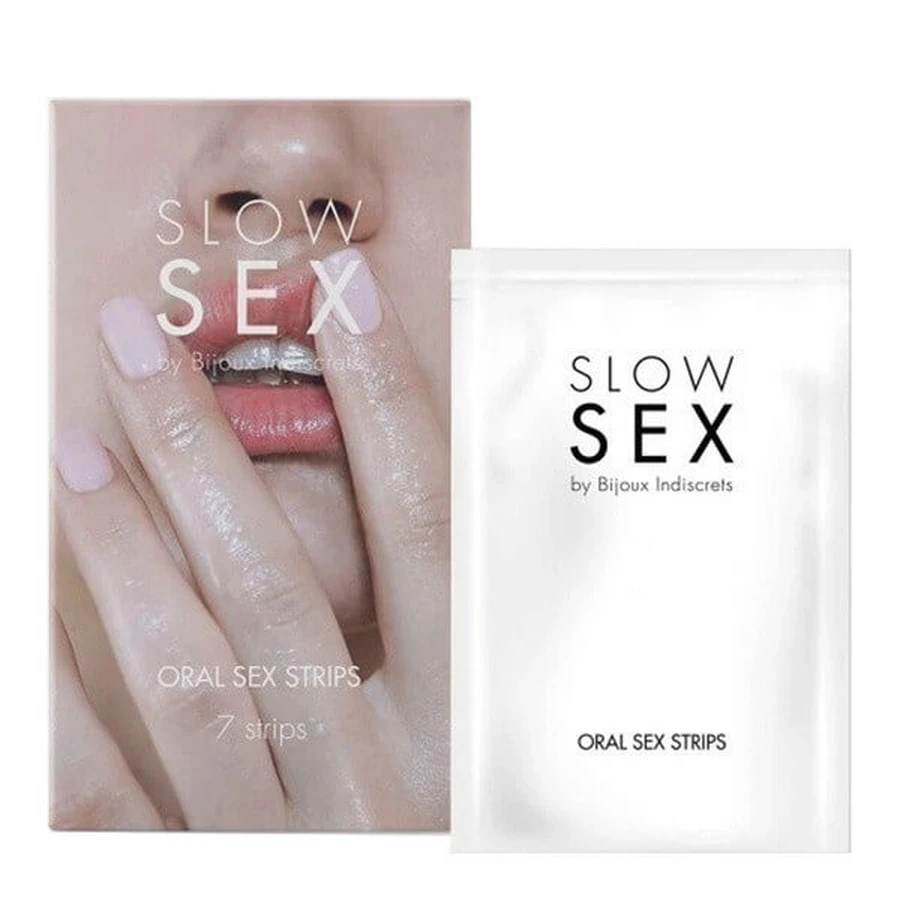 Tiras para sexo oral de Bijoux Indiscrets, tiras para sexo oral, 7 unidades.