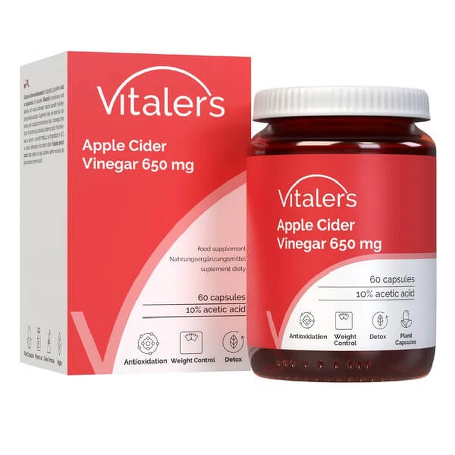 Vitalers Apple Cider 650 mg, kapsułki., 60 szt.: ceny i cechy