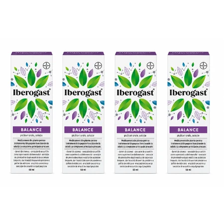 Iberogast Balance oral drops, 4x50 ml, Bayer