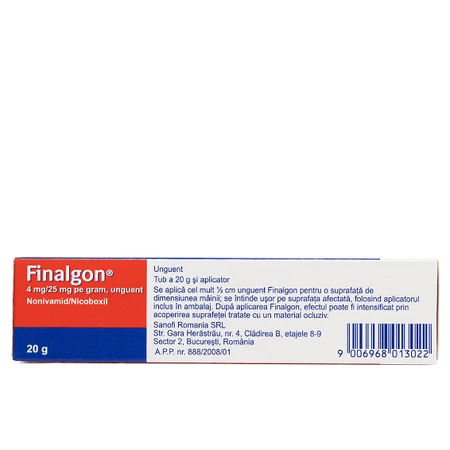 Finalgon Salbe, 4 mg/25 mg/g, 3x20 g, Sanofi