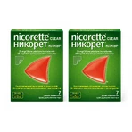 Nicorette Clear, 25 mg, 2 x 7 parches, McNeil