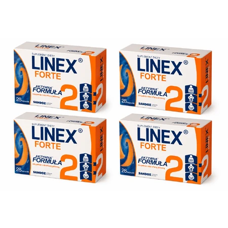 Linex Forte, 4x28 capsules, Sandoz