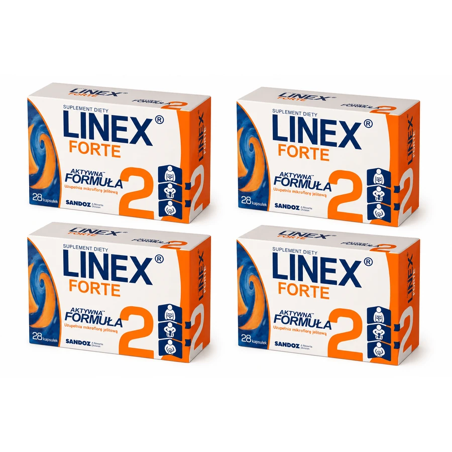 Linex Forte, 4x28 capsules, Sandoz