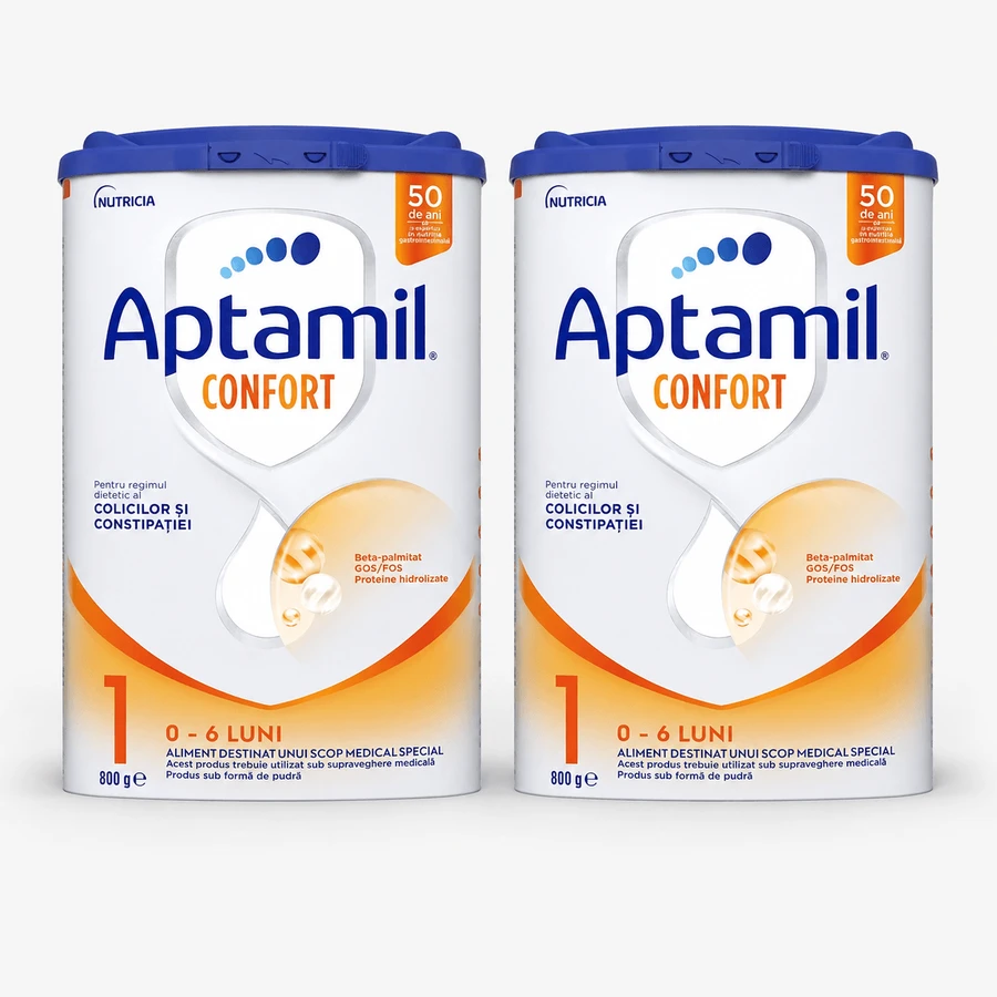 Aptamil Comfort 1-melkpoeder, 0–6 maanden, 2 x 800 g, Nutricia 