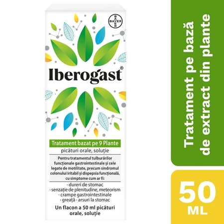 Iberogast Oral Drops, 4x50 ml, Bayer