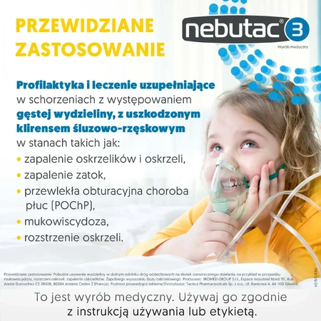 Nebutac 3, inhalatieoplossing, 3%, 120 flacons van 4 ml.