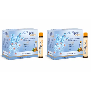 CH Alpha Active - Fórmula de colágeno 4 en 1, 2 x 28 viales orales, Gelita Health