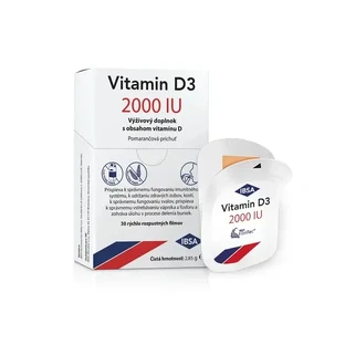 VITAMINE D3 IBSA 2000 IE 1×30 tabletten, voedingssupplement