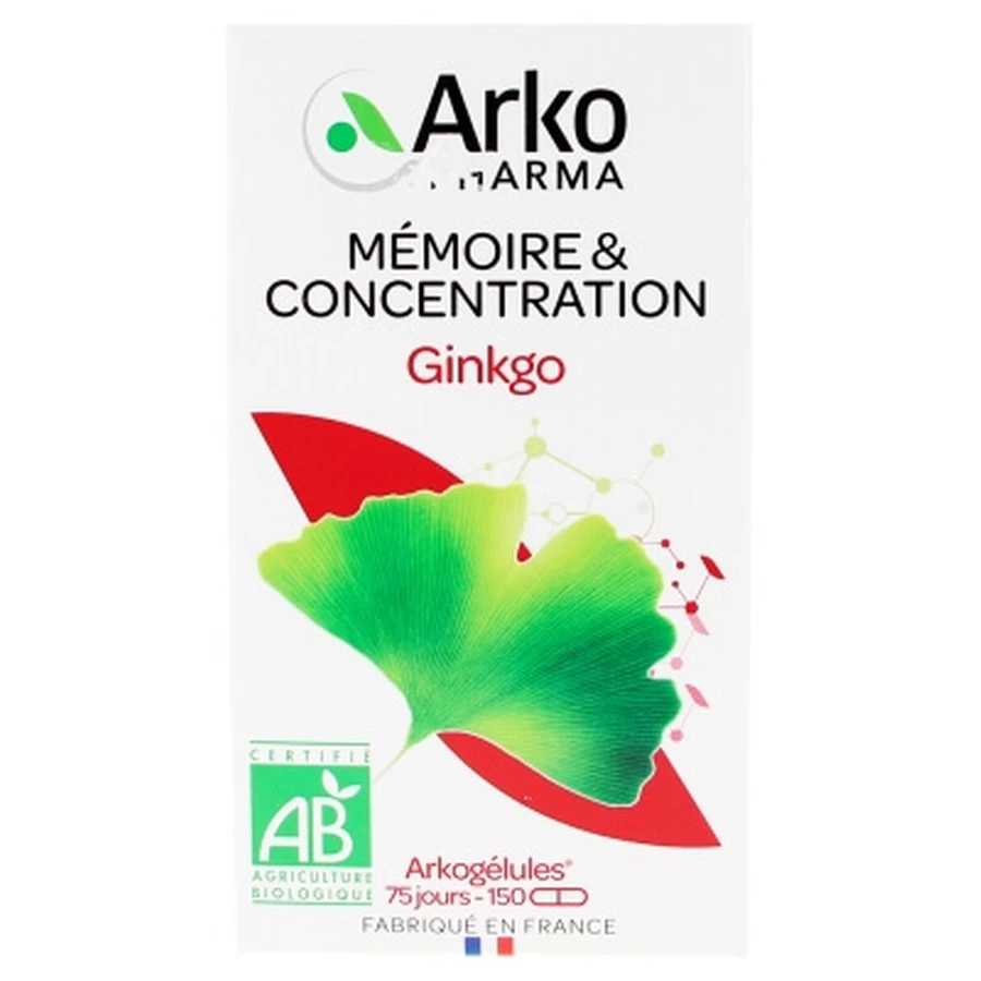 Arkopharma Arkogélules Ginkgo biologico 150 capsule