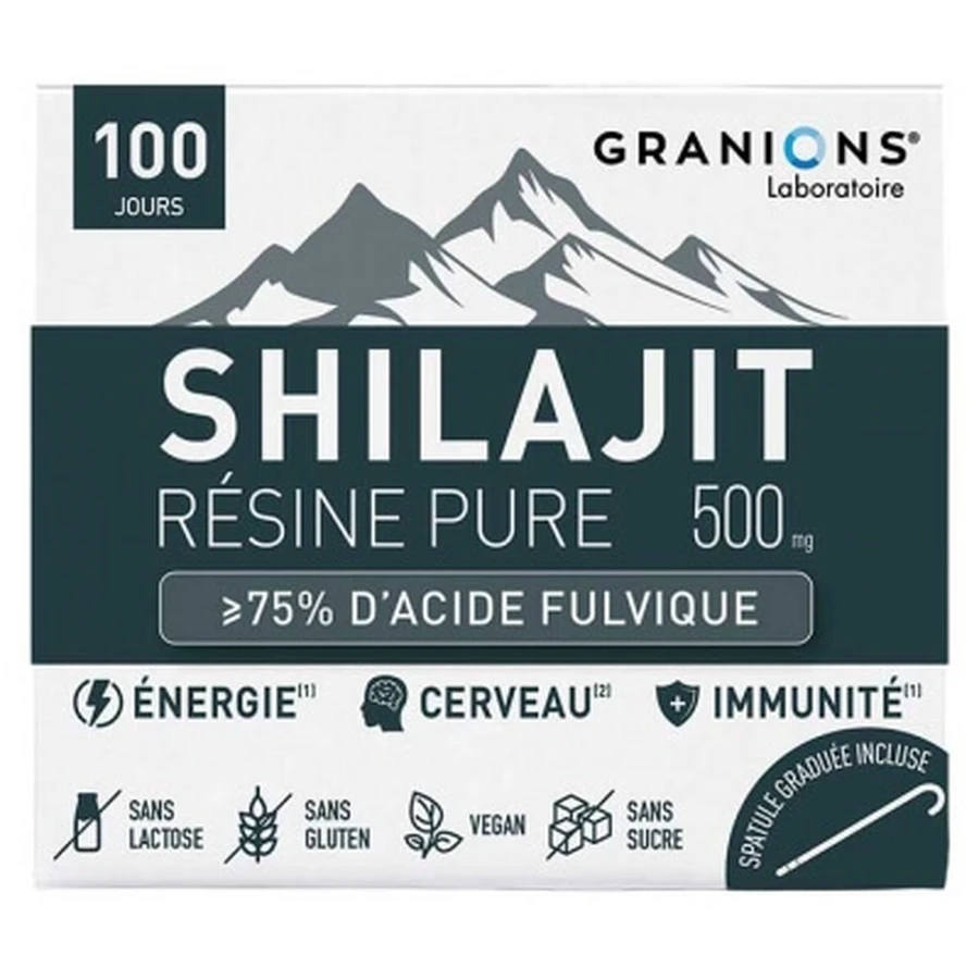 Granions Reines Shilajit-Harz 500 mg 50 g