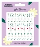 Las pegatinas para uñas «Mini Macaron Wild Flower»