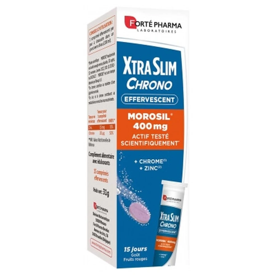 Forté Pharma XtraSlim Chrono Morosil 400 mg, 15 bruistabletten
