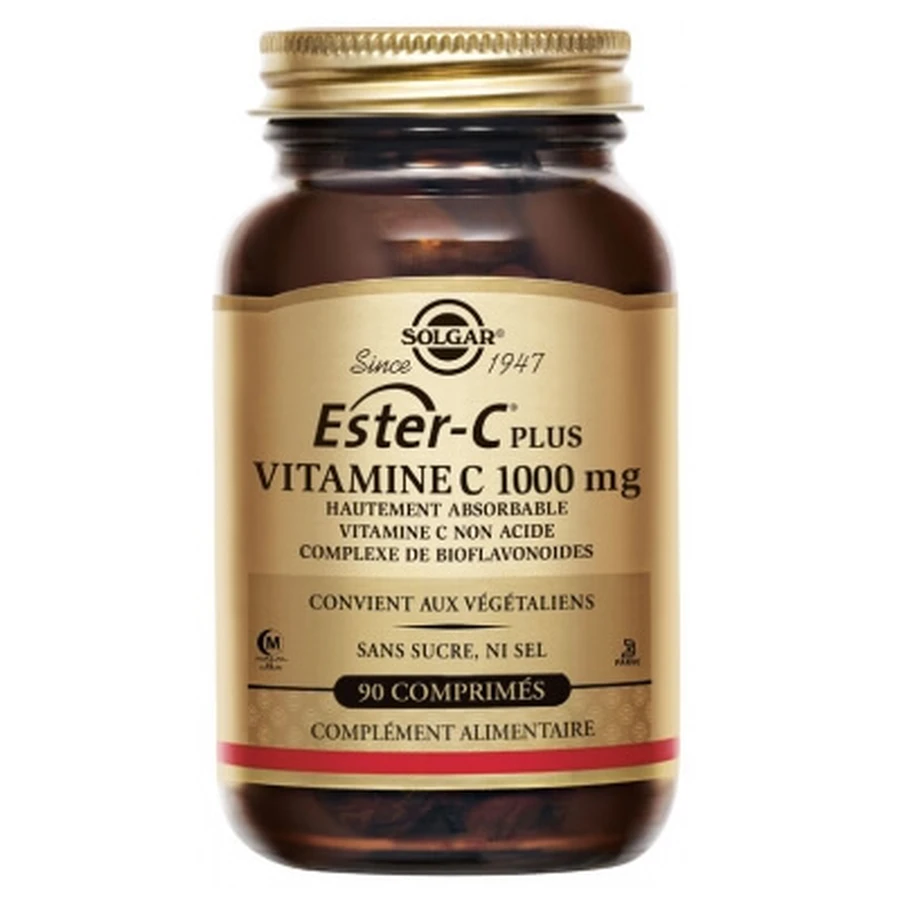 Solgar Ester-C Plus Vitamin C 1000 mg, 90 Tabletten