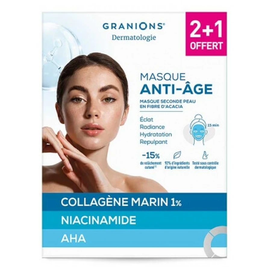 Granions Second-Skin Anti-Aging-masker: 2 kopen, 1 gratis